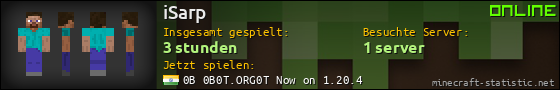 Benutzerleisten 560x90 für iSarp
