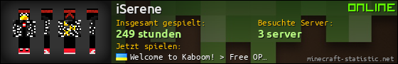 Benutzerleisten 560x90 für iSerene
