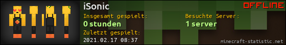 Benutzerleisten 560x90 für iSonic
