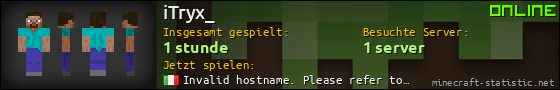 Benutzerleisten 560x90 für iTryx_