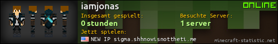Benutzerleisten 560x90 für iamjonas