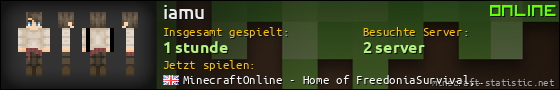 Benutzerleisten 560x90 für iamu
