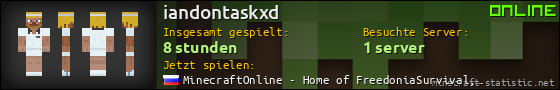 Benutzerleisten 560x90 für iandontaskxd