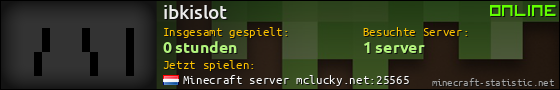 Benutzerleisten 560x90 für ibkislot