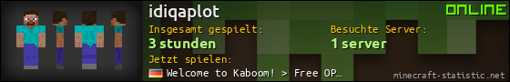 Benutzerleisten 560x90 für idiqaplot