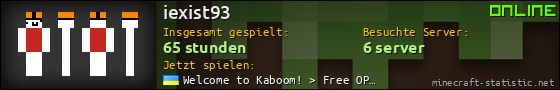 Benutzerleisten 560x90 für iexist93
