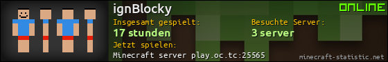 Benutzerleisten 560x90 für ignBlocky