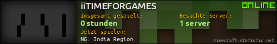 Benutzerleisten 560x90 für iiTIMEFORGAMES