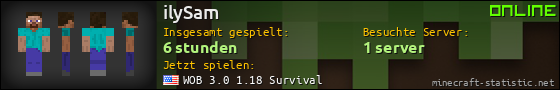 Benutzerleisten 560x90 für ilySam