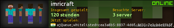 Benutzerleisten 560x90 für imricraft