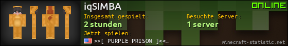 Benutzerleisten 560x90 für iqSIMBA