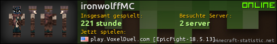 Benutzerleisten 560x90 für ironwolffMC