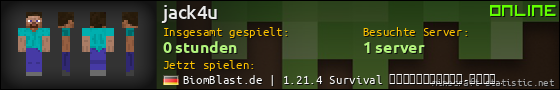 Benutzerleisten 560x90 für jack4u