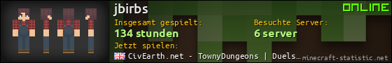 Benutzerleisten 560x90 für jbirbs