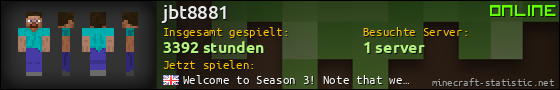 Benutzerleisten 560x90 für jbt8881