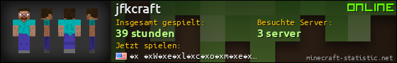 Benutzerleisten 560x90 für jfkcraft