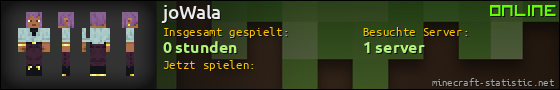 Benutzerleisten 560x90 für joWala