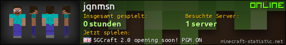 Benutzerleisten 560x90 für jqnmsn