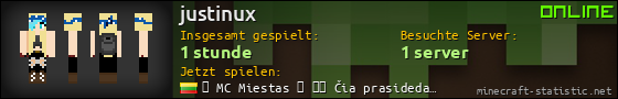 Benutzerleisten 560x90 für justinux