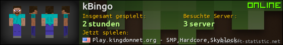 Benutzerleisten 560x90 für kBingo