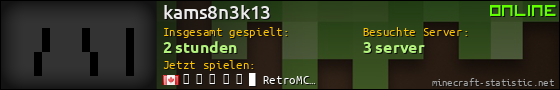 Benutzerleisten 560x90 für kams8n3k13