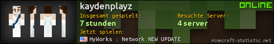 Benutzerleisten 560x90 für kaydenplayz