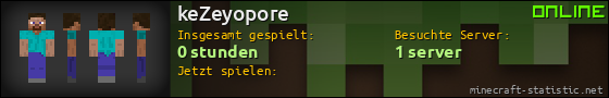 Benutzerleisten 560x90 für keZeyopore