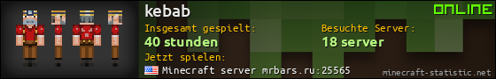 Benutzerleisten 560x90 für kebab
