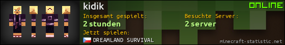 Benutzerleisten 560x90 für kidik