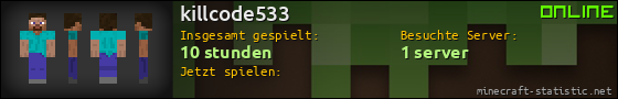 Benutzerleisten 560x90 für killcode533