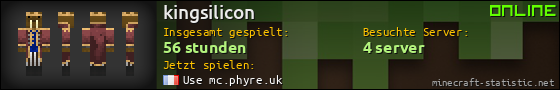 Benutzerleisten 560x90 für kingsilicon