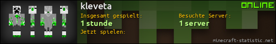 Benutzerleisten 560x90 für kleveta
