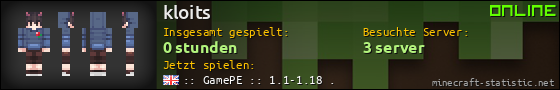 Benutzerleisten 560x90 für kloits