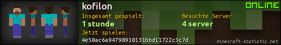 Benutzerleisten 560x90 für kofilon
