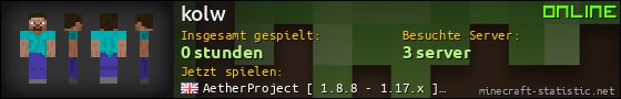 Benutzerleisten 560x90 für kolw