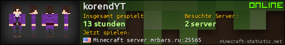 Benutzerleisten 560x90 für korendYT