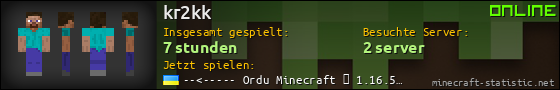 Benutzerleisten 560x90 für kr2kk
