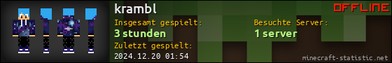 Benutzerleisten 560x90 für krambl