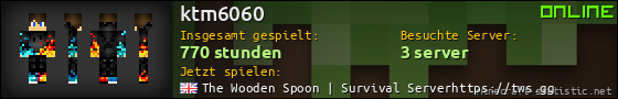 Benutzerleisten 560x90 für ktm6060
