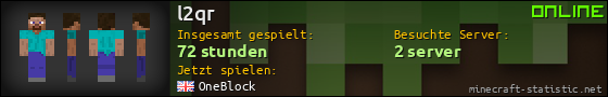 Benutzerleisten 560x90 für l2qr