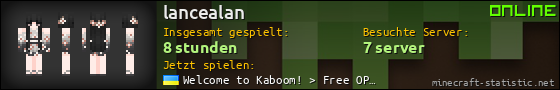 Benutzerleisten 560x90 für lancealan