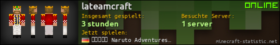 Benutzerleisten 560x90 für lateamcraft