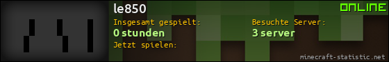 Benutzerleisten 560x90 für le850