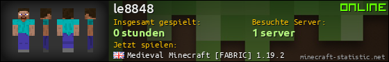 Benutzerleisten 560x90 für le8848