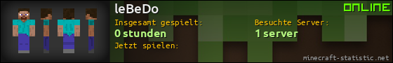 Benutzerleisten 560x90 für leBeDo