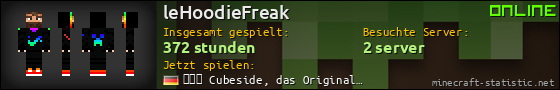 Benutzerleisten 560x90 für leHoodieFreak