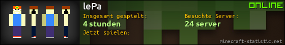 Benutzerleisten 560x90 für lePa