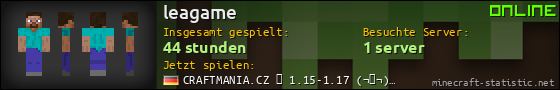 Benutzerleisten 560x90 für leagame