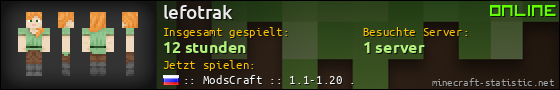 Benutzerleisten 560x90 für lefotrak