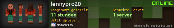 Benutzerleisten 560x90 für lennypro20